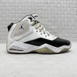 Nike Air Jordan B'Loyal Shoe Kids Size 5.5 White Leather CK1425-115 Sneakers